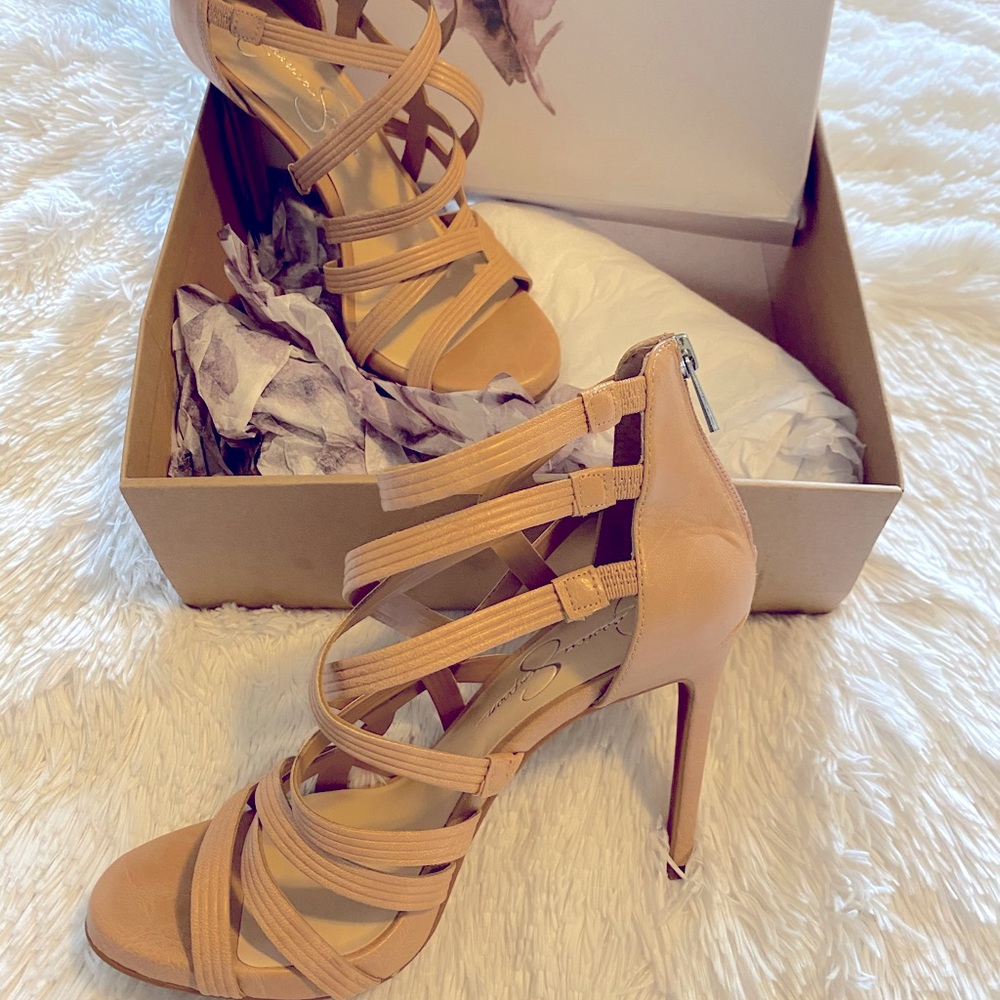 High heel strap sandals!